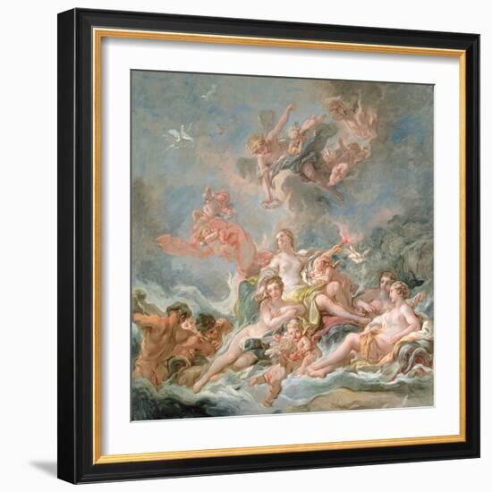 The Triumph of Venus, C.1745 (Oil on Canvas)-Francois Boucher-Framed Giclee Print