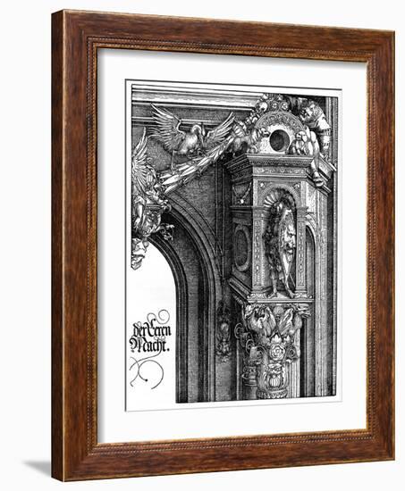 The Triumphal Arch of Emperor Maximilian I, 1515-Albrecht Durer-Framed Giclee Print