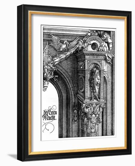 The Triumphal Arch of Emperor Maximilian I, 1515-Albrecht Durer-Framed Giclee Print