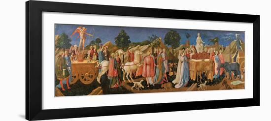 The Triumphs of Love, Chastity, and Death, C. 1450-Francesco Di Stefano Pesellino-Framed Giclee Print