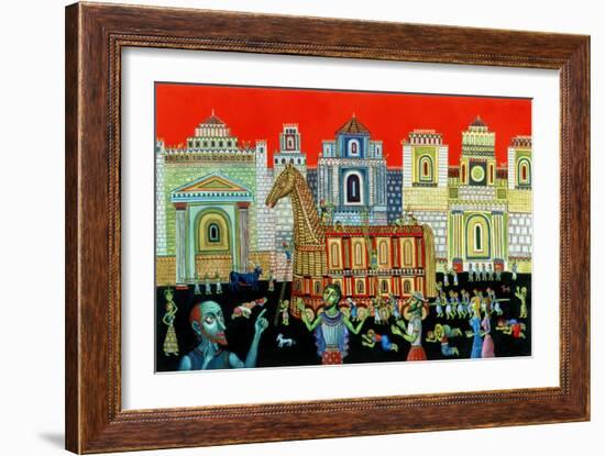 The Trojan Horse, 1994-Tamas Galambos-Framed Giclee Print