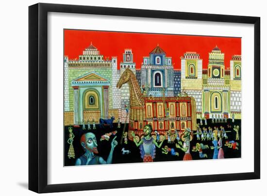 The Trojan Horse, 1994-Tamas Galambos-Framed Giclee Print