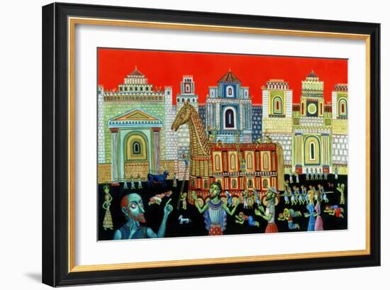 The Trojan Horse, 1994-Tamas Galambos-Framed Giclee Print