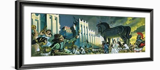 The Trojan Horse-Mcbride-Framed Giclee Print