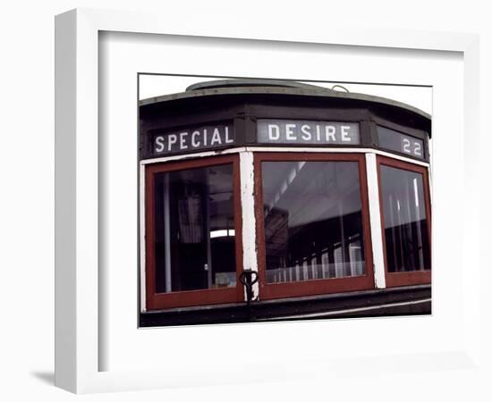 The Trolley to Desire Street in New Orleans-null-Framed Photographic Print