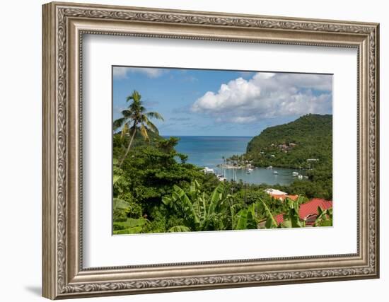 The tropical and very sheltered Marigot Bay, St. Lucia, Windward Islands, West Indies Caribbean, Ce-Martin Child-Framed Photographic Print