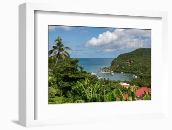 The tropical and very sheltered Marigot Bay, St. Lucia, Windward Islands, West Indies Caribbean, Ce-Martin Child-Framed Photographic Print