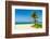 The Tropical Beach of Varadero in Cuba with Coconut Palms and Colorful Sailing Boats-Kamira-Framed Photographic Print