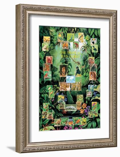 The Tropical Rain Forest-null-Framed Premium Giclee Print