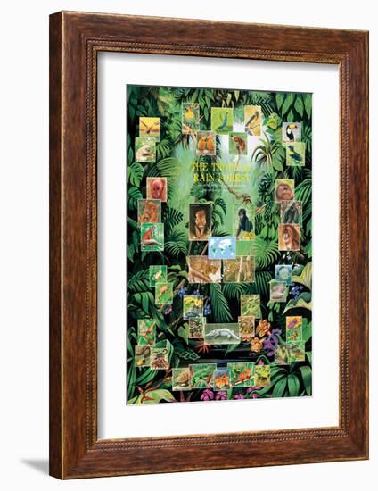 The Tropical Rain Forest-null-Framed Premium Giclee Print