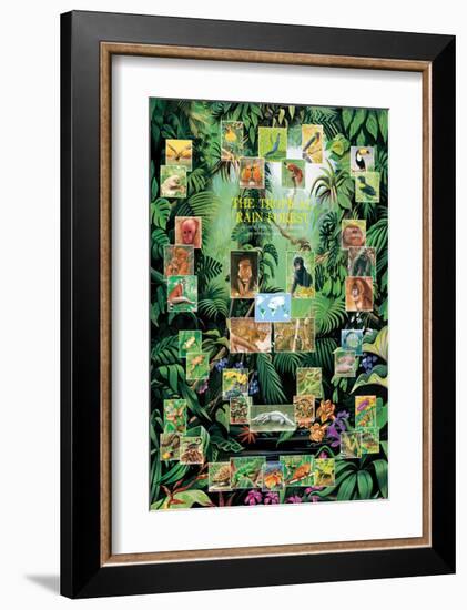 The Tropical Rain Forest-null-Framed Premium Giclee Print