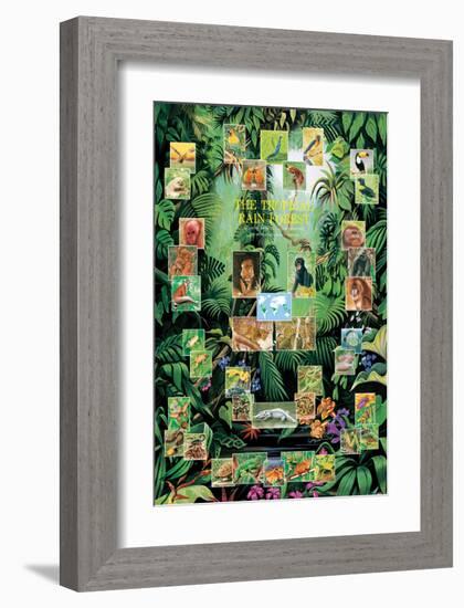 The Tropical Rain Forest-null-Framed Premium Giclee Print