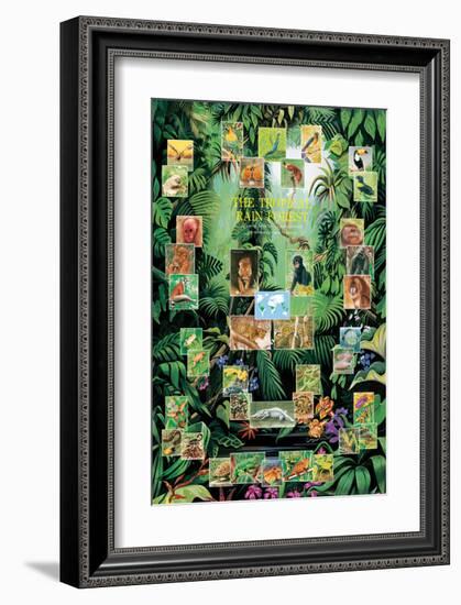 The Tropical Rain Forest-null-Framed Premium Giclee Print