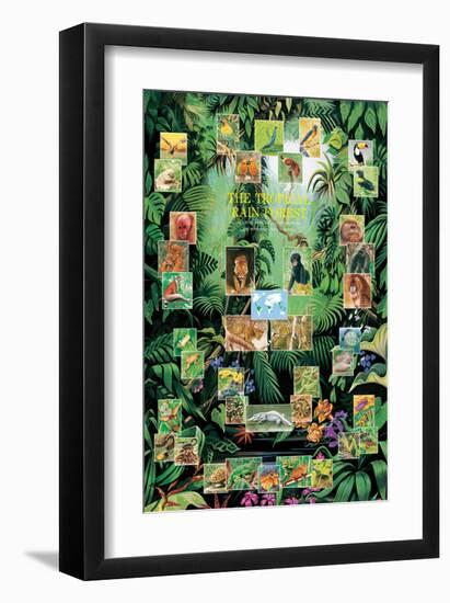 The Tropical Rain Forest-null-Framed Premium Giclee Print