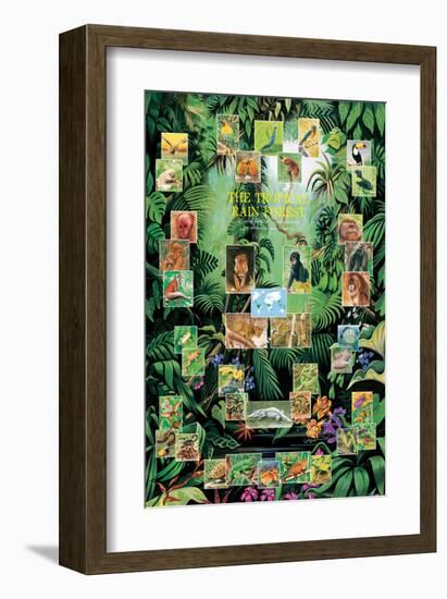 The Tropical Rain Forest-null-Framed Premium Giclee Print