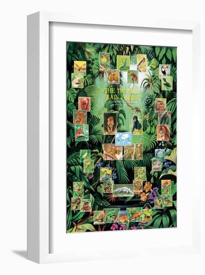 The Tropical Rain Forest-null-Framed Premium Giclee Print