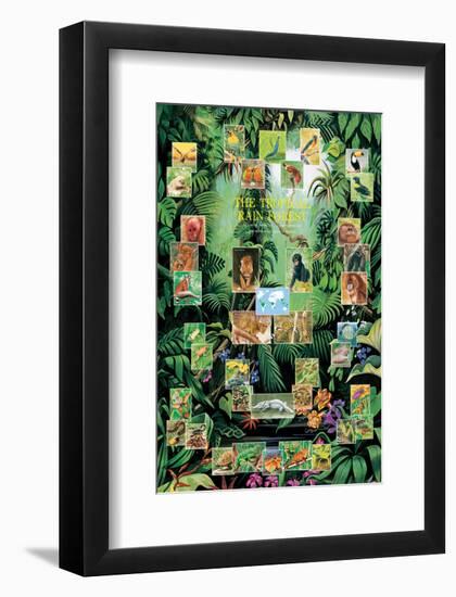 The Tropical Rain Forest-null-Framed Art Print