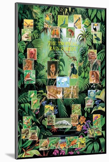 The Tropical Rain Forest-null-Mounted Art Print