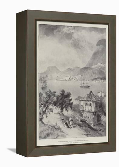 The Trouble in Crete, Suda Bay, on the North-East of the Island-William 'Crimea' Simpson-Framed Premier Image Canvas