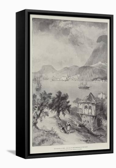 The Trouble in Crete, Suda Bay, on the North-East of the Island-William 'Crimea' Simpson-Framed Premier Image Canvas