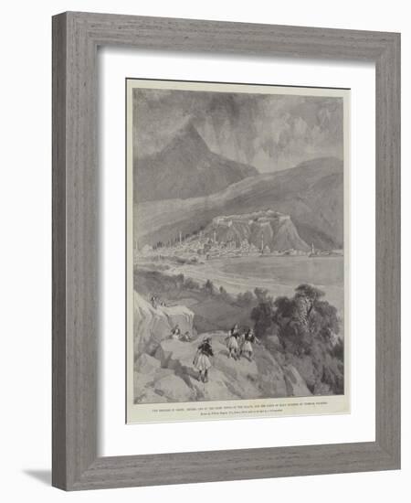 The Trouble in Crete-William 'Crimea' Simpson-Framed Giclee Print