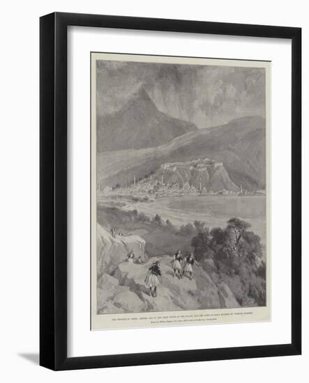 The Trouble in Crete-William 'Crimea' Simpson-Framed Giclee Print