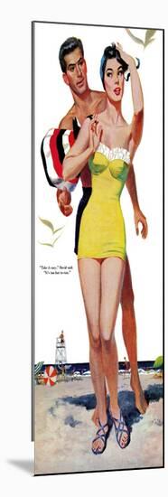 The Trouble With Love - Saturday Evening Post "Leading Ladies", June 4, 1955 pg.31-Wesley Snyder-Mounted Giclee Print