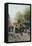 The Troupe Comes to the Village-Luigi Loir-Framed Premier Image Canvas