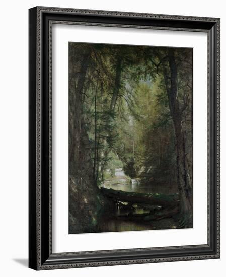 The Trout Pool-Thomas Worthington Whittredge-Framed Giclee Print