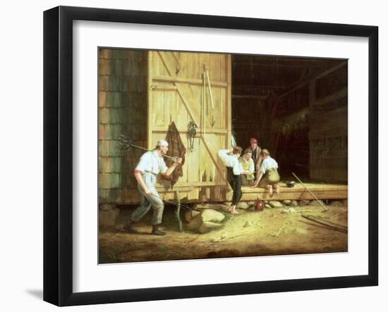 The Truant Gamblers, 1835-William Sidney Mount-Framed Giclee Print