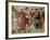 The Truce of Nice Between Francis I (1494-1547) and Charles V (1500-58)-Taddeo Zuccaro-Framed Premium Giclee Print