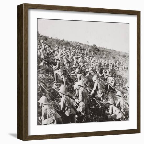 The True Bulldog Rush of Our Troops at the Dardanelles-English Photographer-Framed Photographic Print