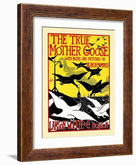 The True Mother Goose With Notes And Pictures By Blanche McManus-Blanche McManus-Framed Art Print