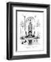 "The trustees feel the Reverend Dr. Clapsattle does not harmonize with the?" - New Yorker Cartoon-George Booth-Framed Premium Giclee Print