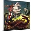 The Truth Behind the Legend: St George -- the Soldier Who Became a Saint-English School-Mounted Giclee Print