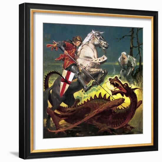 The Truth Behind the Legend: St George -- the Soldier Who Became a Saint-English School-Framed Giclee Print