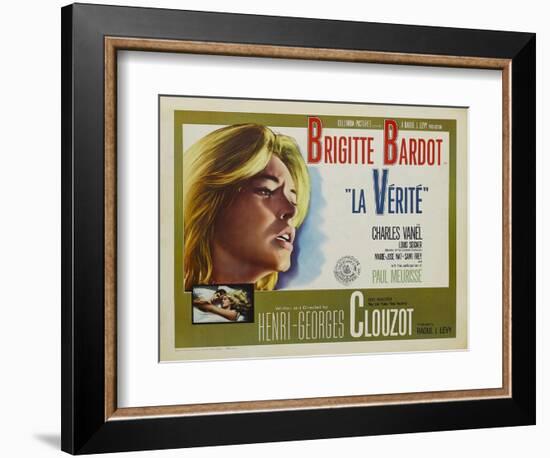 The Truth, UK Movie Poster, 1961-null-Framed Art Print