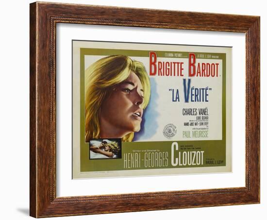 The Truth, UK Movie Poster, 1961-null-Framed Art Print