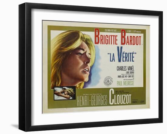 The Truth, UK Movie Poster, 1961-null-Framed Art Print