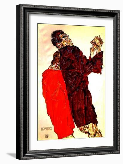 The Truth Unveiled, 1913-Egon Schiele-Framed Giclee Print