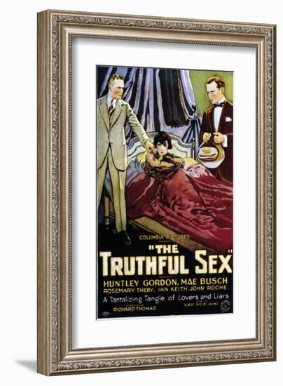 The Truthful Sex - 1926-null-Framed Giclee Print