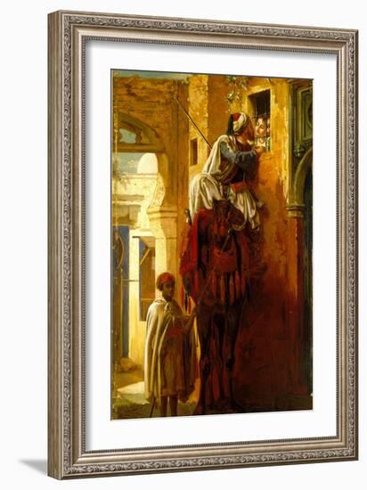 The Tryst, 1840–1904-Jean Leon Gerome-Framed Giclee Print