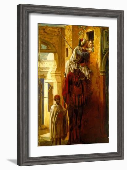 The Tryst, 1840–1904-Jean Leon Gerome-Framed Giclee Print