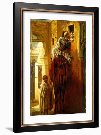 The Tryst, 1840–1904-Jean Leon Gerome-Framed Giclee Print