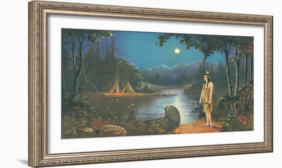 The Tryst, In the Land of Hiawatha-Ambrose Reynaud-Framed Giclee Print