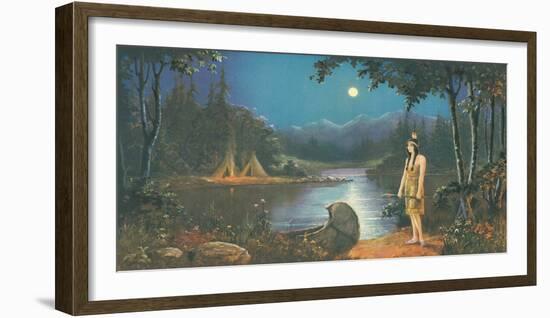 The Tryst, In the Land of Hiawatha-Ambrose Reynaud-Framed Giclee Print