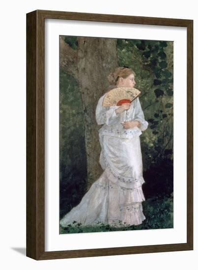 The Trysting Place, 1875-Winslow Homer-Framed Giclee Print