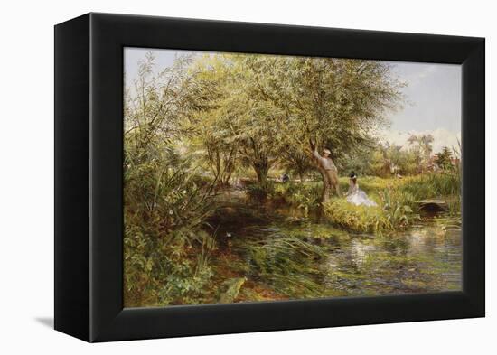 The Trysting Place-Charles James Lewis-Framed Premier Image Canvas