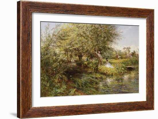 The Trysting Place-Charles James Lewis-Framed Giclee Print