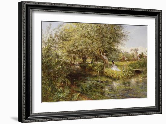 The Trysting Place-Charles James Lewis-Framed Giclee Print